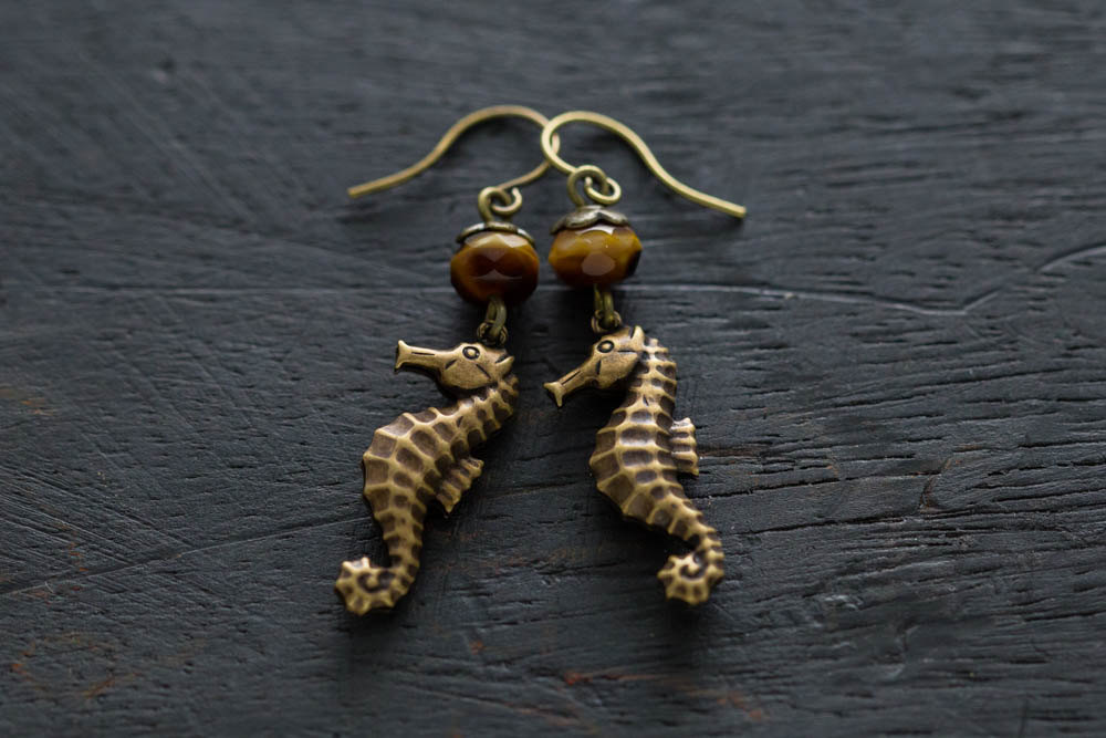Seahorse Earrings, Sea Horse Earrings, Sea Animal Earrings, Sea Earrings, Nautical Earrings, Sea Life Earrings, Sea Horse Jewelry